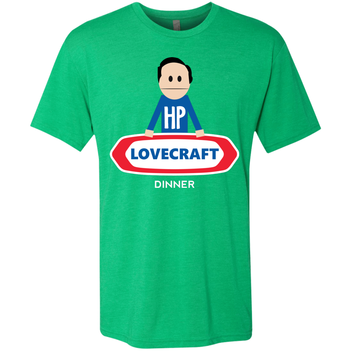 T-Shirts Envy / Small HP LoveCraft Dinner Men's Triblend T-Shirt