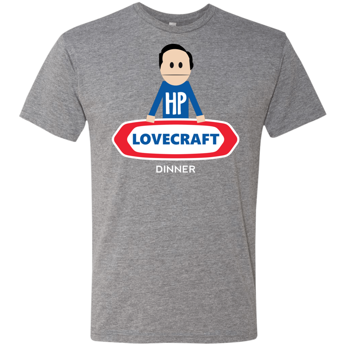 T-Shirts Premium Heather / Small HP LoveCraft Dinner Men's Triblend T-Shirt