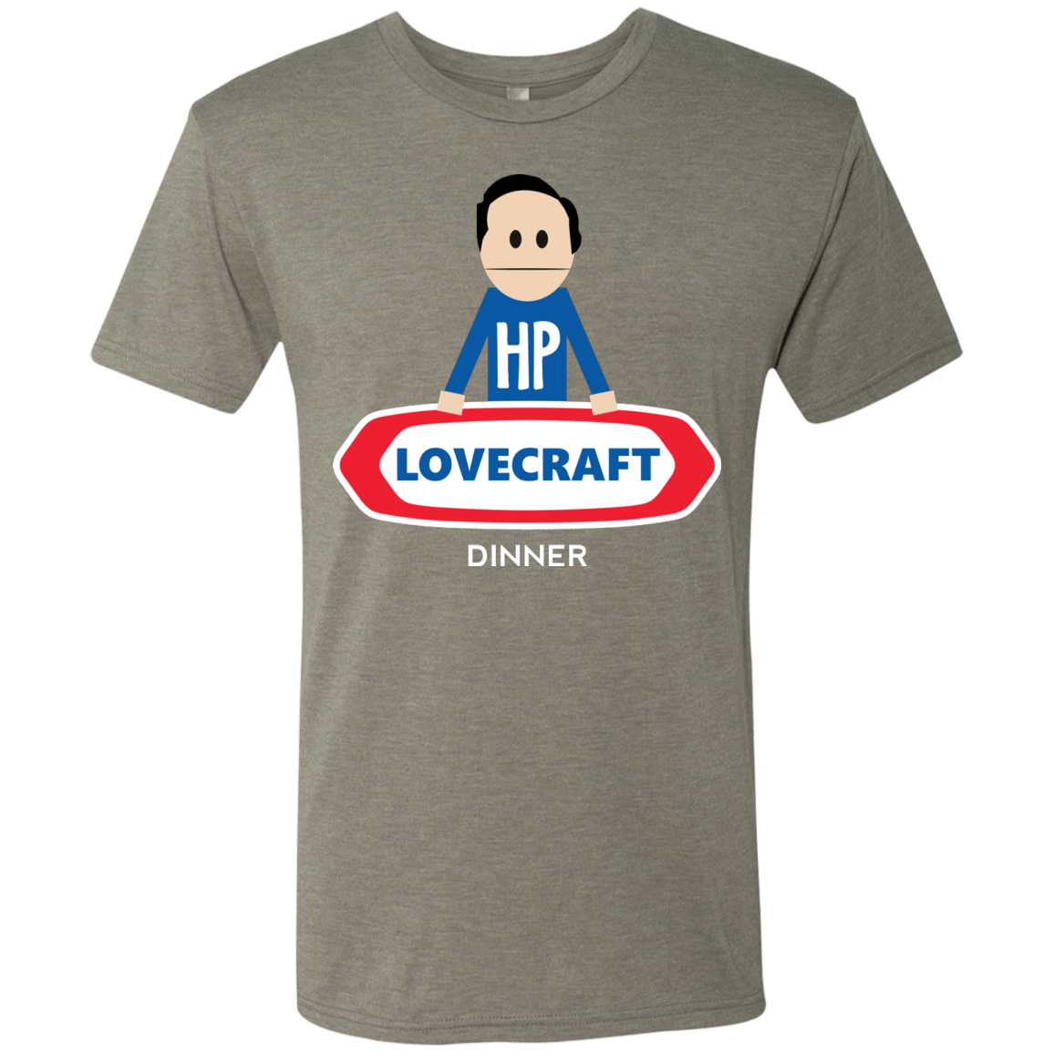 T-Shirts Venetian Grey / Small HP LoveCraft Dinner Men's Triblend T-Shirt