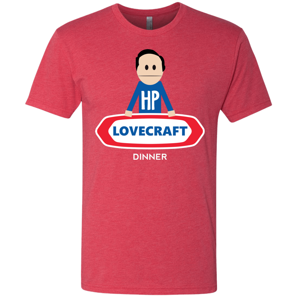T-Shirts Vintage Red / Small HP LoveCraft Dinner Men's Triblend T-Shirt