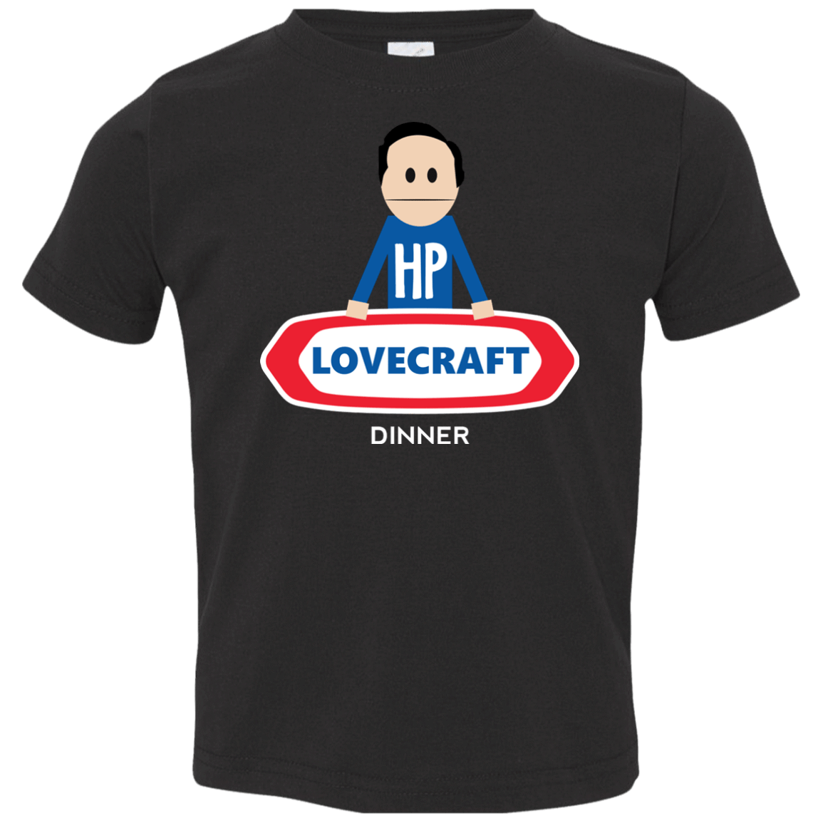 T-Shirts Black / 2T HP LoveCraft Dinner Toddler Premium T-Shirt