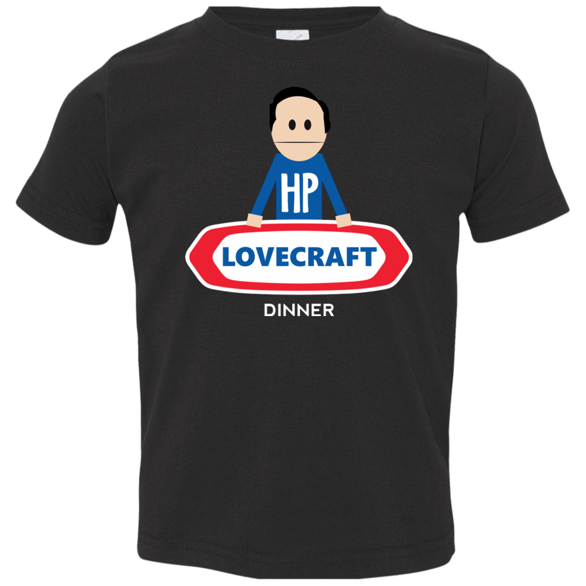 T-Shirts Black / 2T HP LoveCraft Dinner Toddler Premium T-Shirt