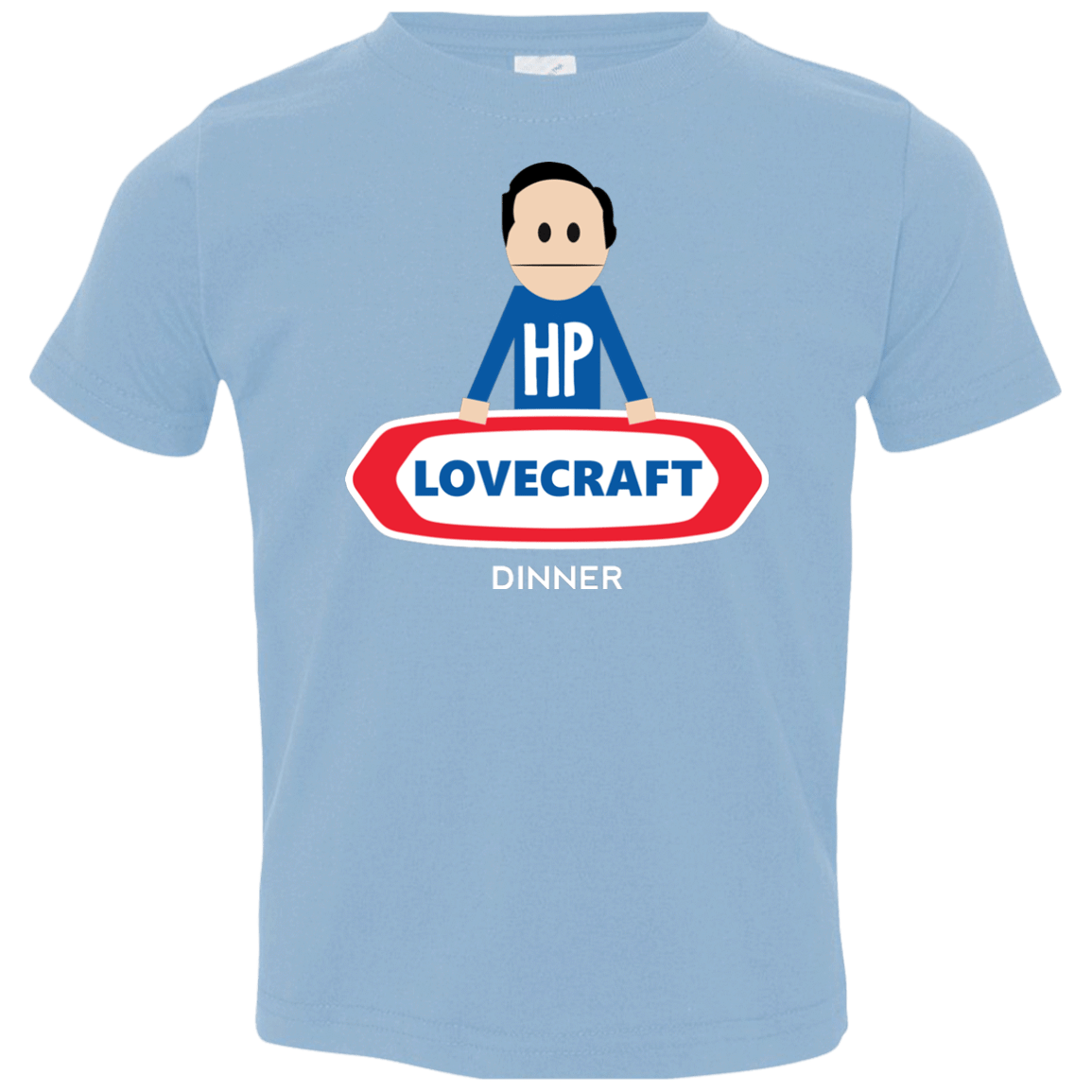 T-Shirts Light Blue / 2T HP LoveCraft Dinner Toddler Premium T-Shirt
