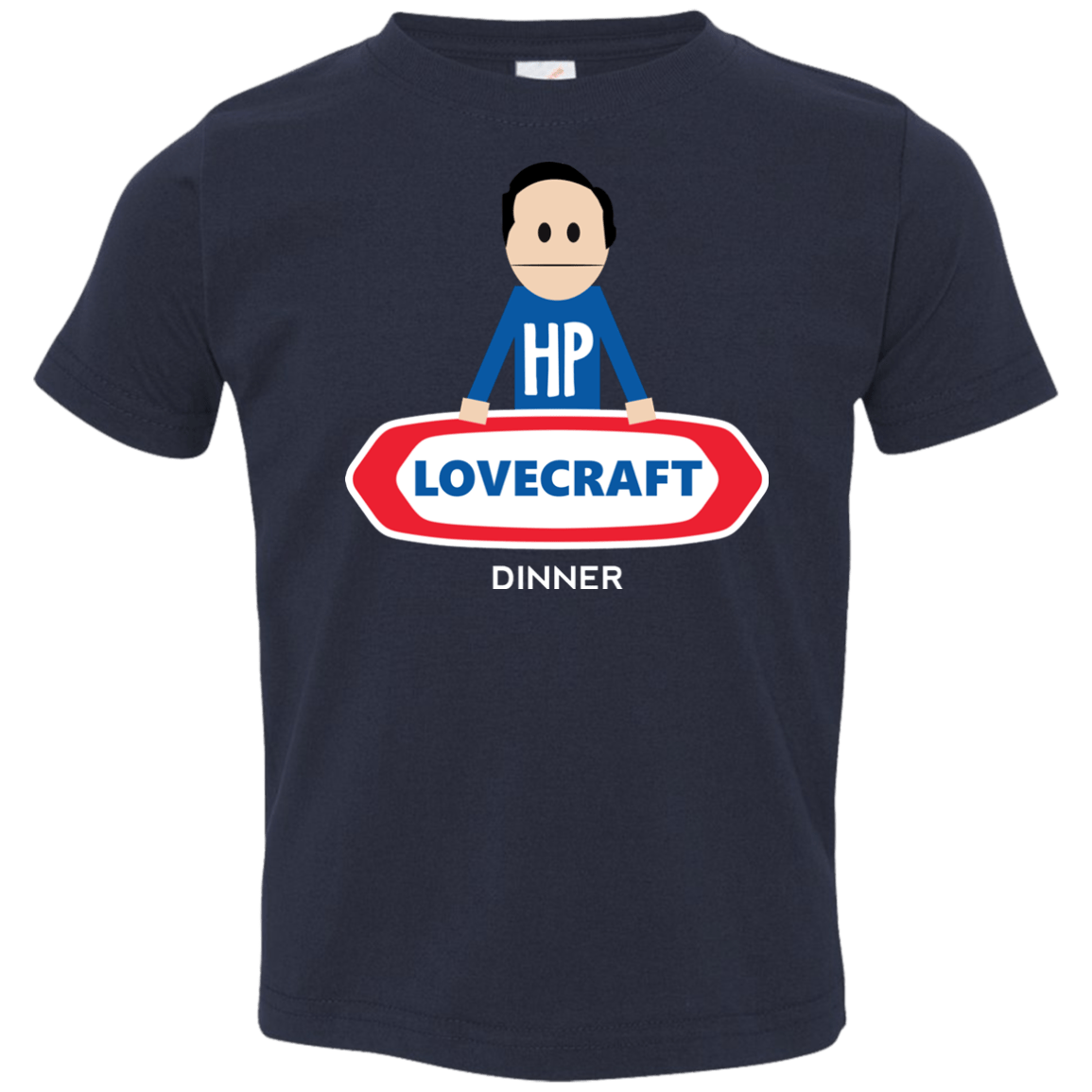 T-Shirts Navy / 2T HP LoveCraft Dinner Toddler Premium T-Shirt