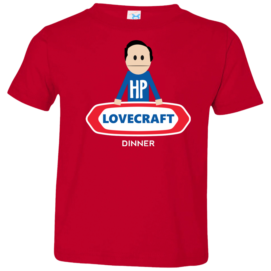T-Shirts Red / 2T HP LoveCraft Dinner Toddler Premium T-Shirt