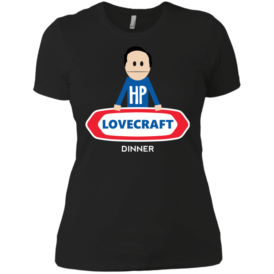 T-Shirts Black / X-Small HP LoveCraft Dinner Women's Premium T-Shirt