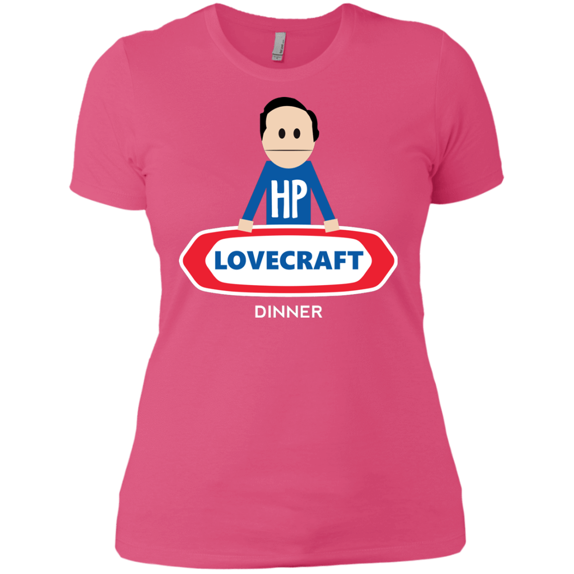 T-Shirts Hot Pink / X-Small HP LoveCraft Dinner Women's Premium T-Shirt