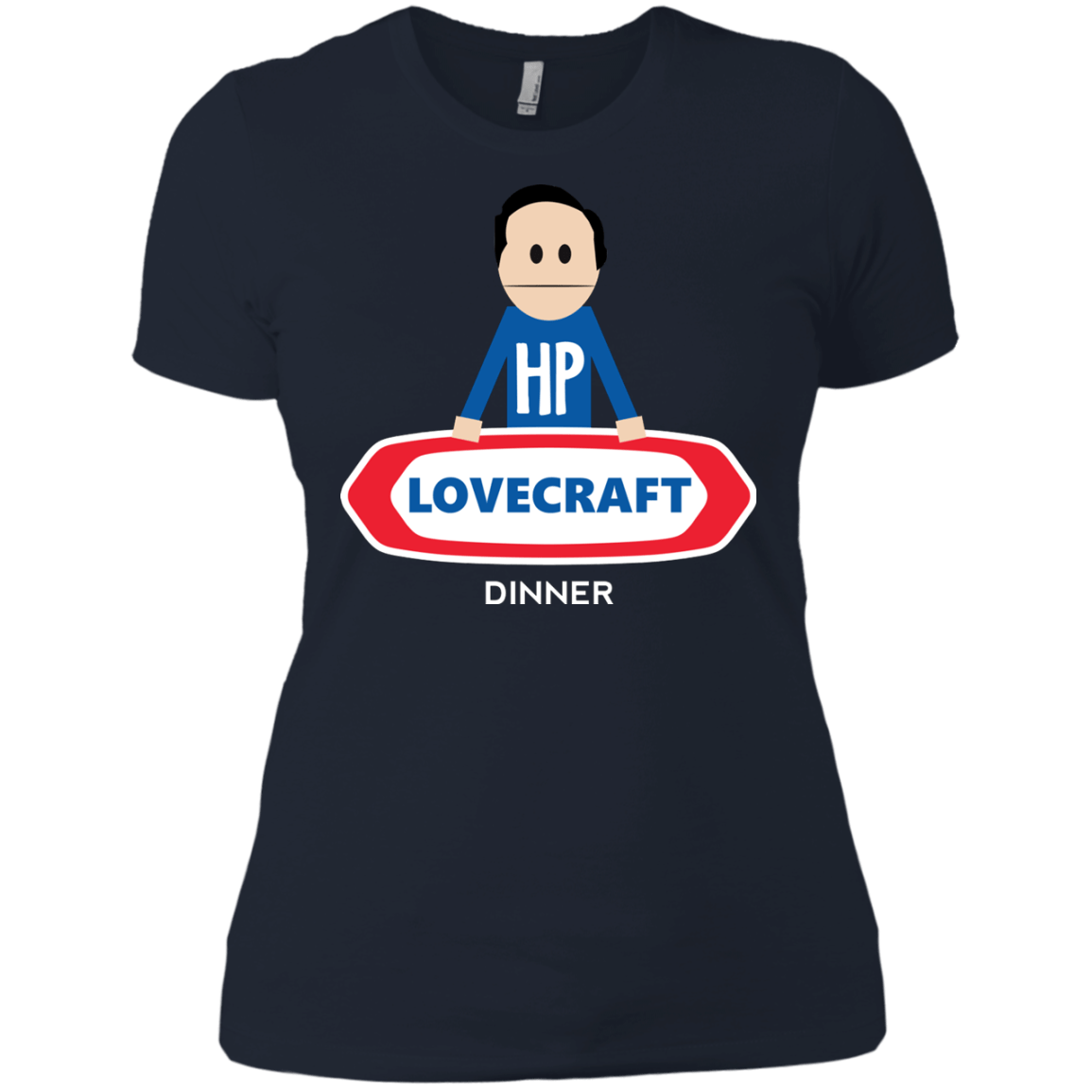 T-Shirts Midnight Navy / X-Small HP LoveCraft Dinner Women's Premium T-Shirt