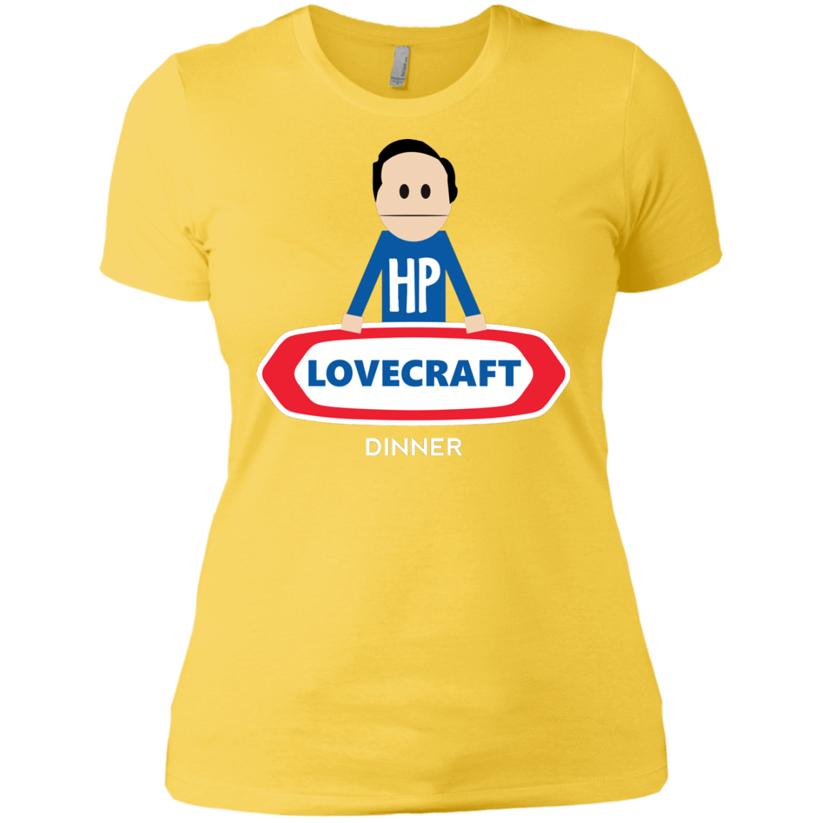 T-Shirts Vibrant Yellow / X-Small HP LoveCraft Dinner Women's Premium T-Shirt