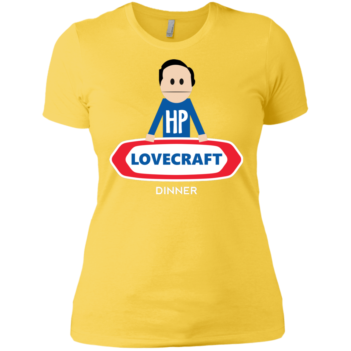 T-Shirts Vibrant Yellow / X-Small HP LoveCraft Dinner Women's Premium T-Shirt