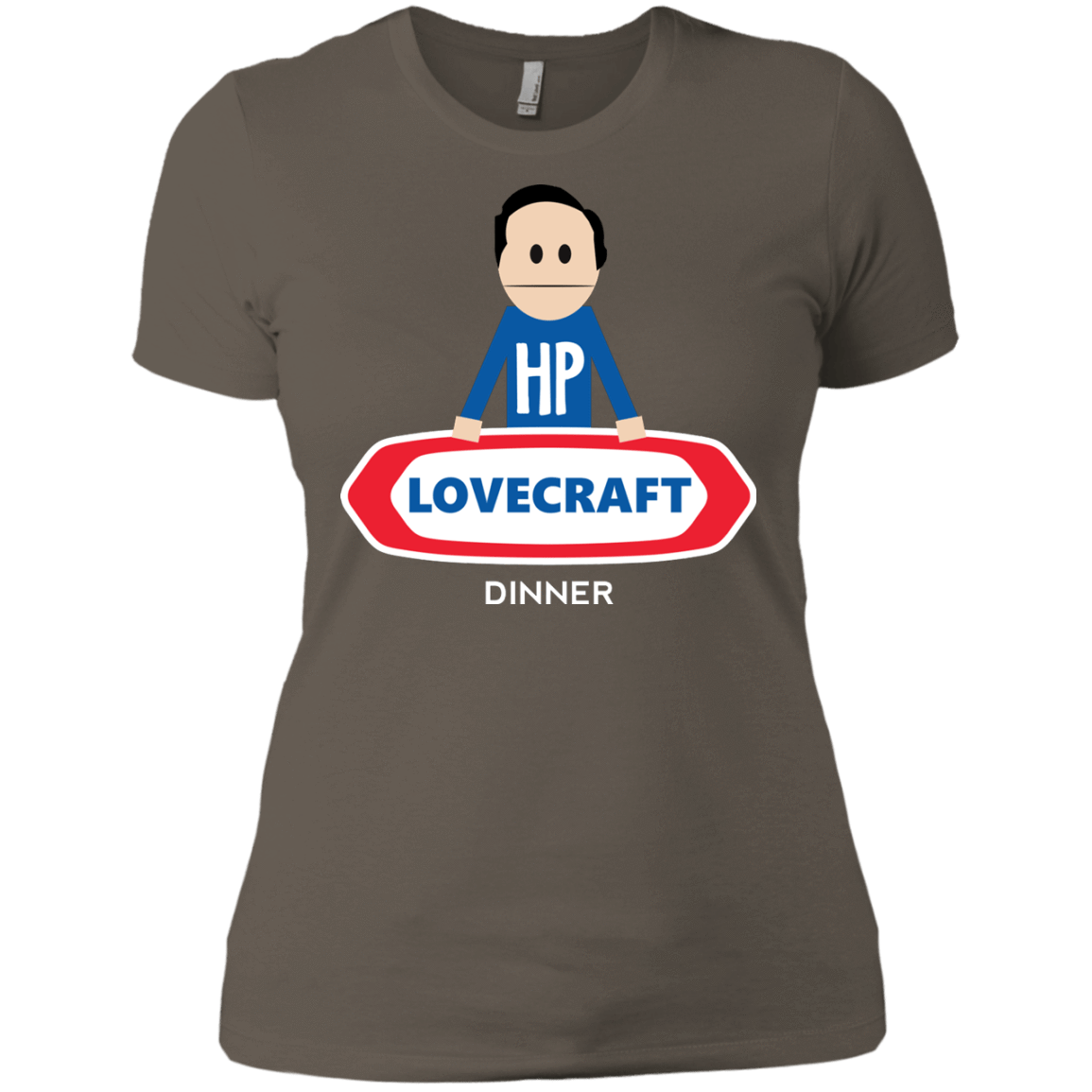 T-Shirts Warm Grey / X-Small HP LoveCraft Dinner Women's Premium T-Shirt