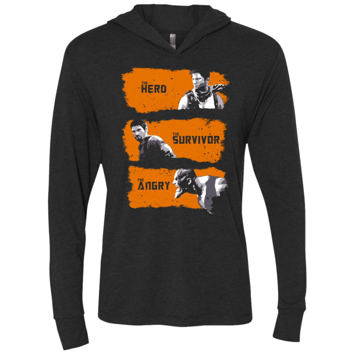 T-Shirts Vintage Black / X-Small HSR Triblend Long Sleeve Hoodie Tee