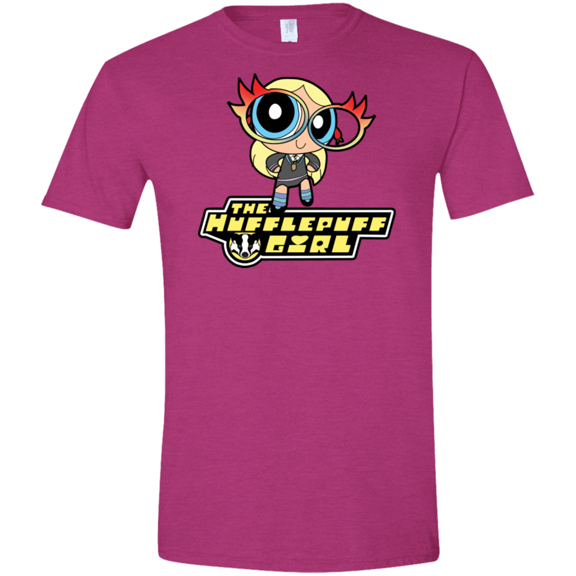 T-Shirts Antique Heliconia / S Hufflepuff Girl Men's Semi-Fitted Softstyle