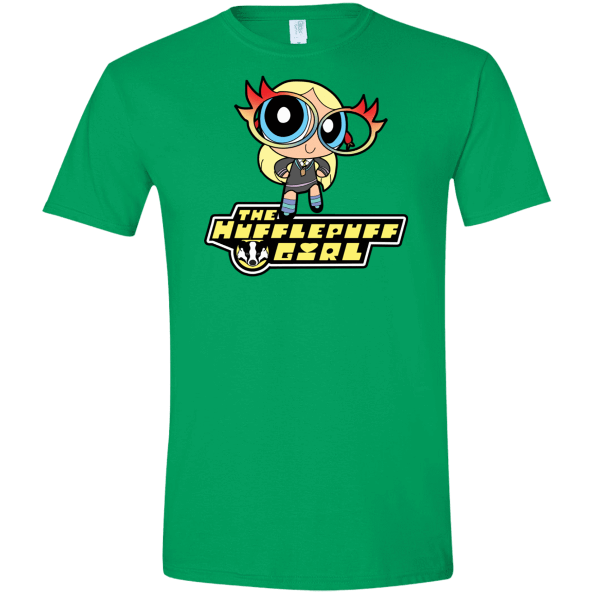 T-Shirts Irish Green / S Hufflepuff Girl Men's Semi-Fitted Softstyle