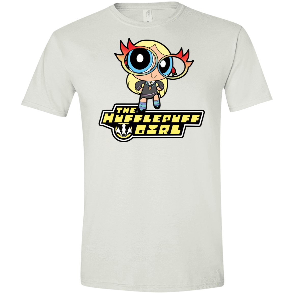 T-Shirts White / X-Small Hufflepuff Girl Men's Semi-Fitted Softstyle