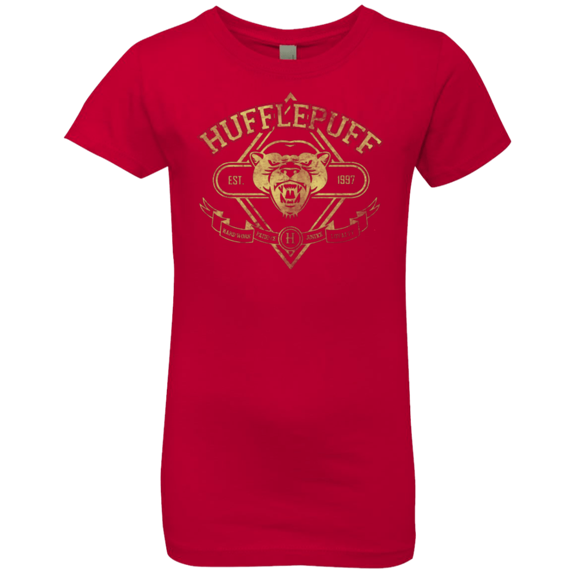 T-Shirts Red / YXS HUFFLEPUFF Girls Premium T-Shirt