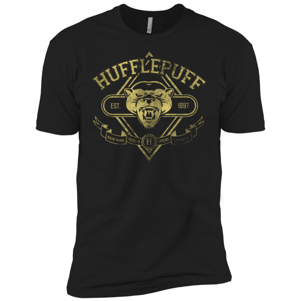 T-Shirts Black / X-Small HUFFLEPUFF Men's Premium T-Shirt