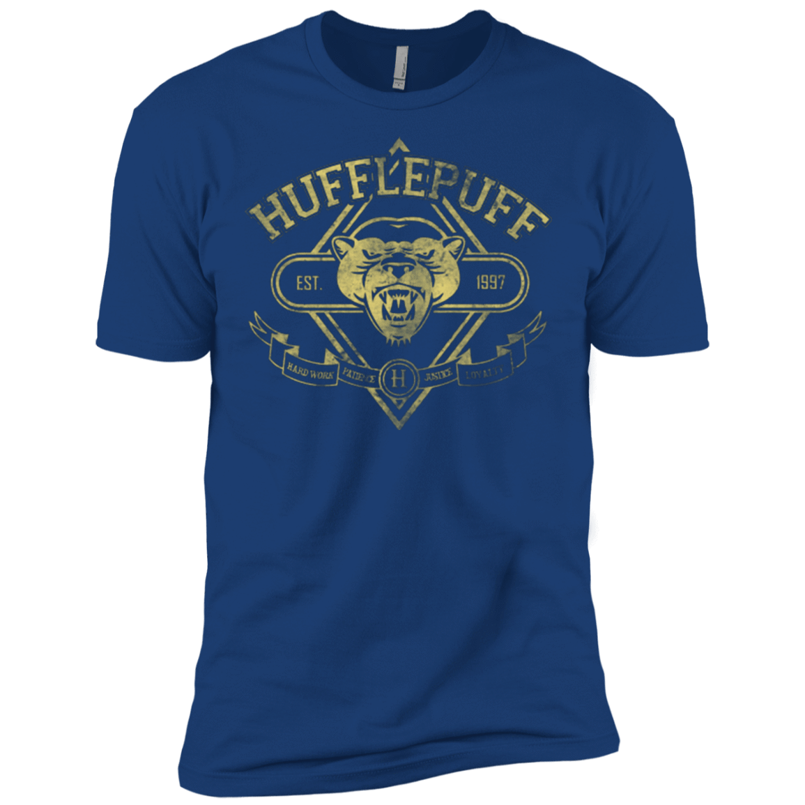 T-Shirts Royal / X-Small HUFFLEPUFF Men's Premium T-Shirt