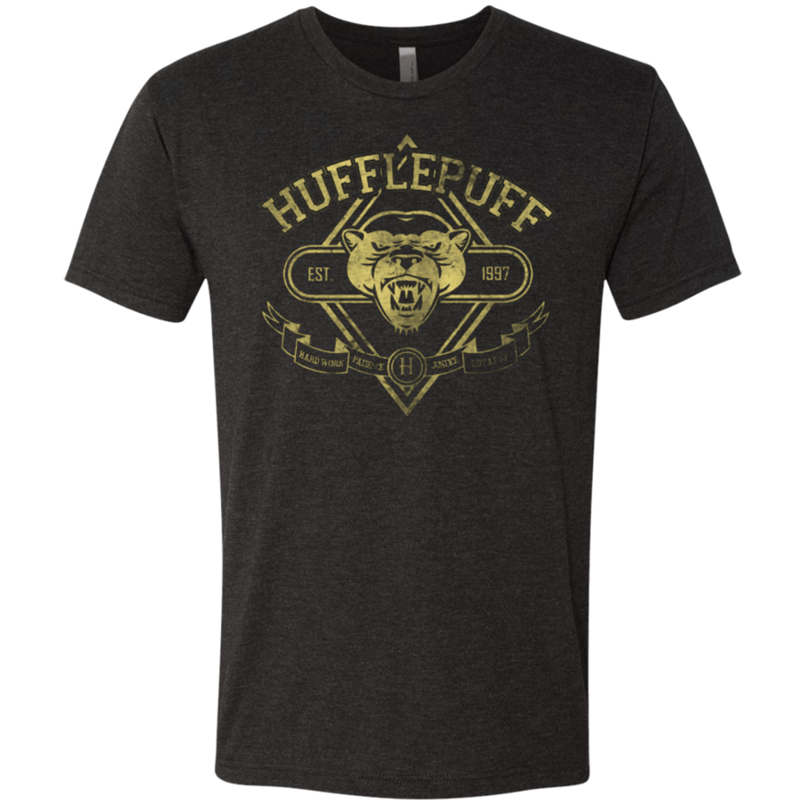 T-Shirts Vintage Black / Small HUFFLEPUFF Men's Triblend T-Shirt