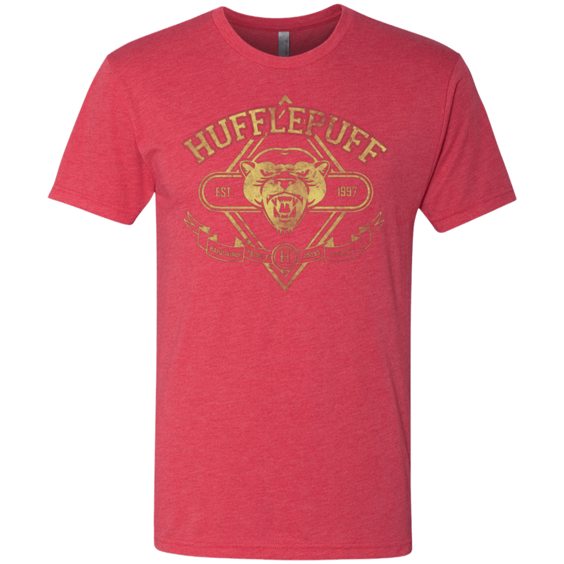T-Shirts Vintage Red / Small HUFFLEPUFF Men's Triblend T-Shirt