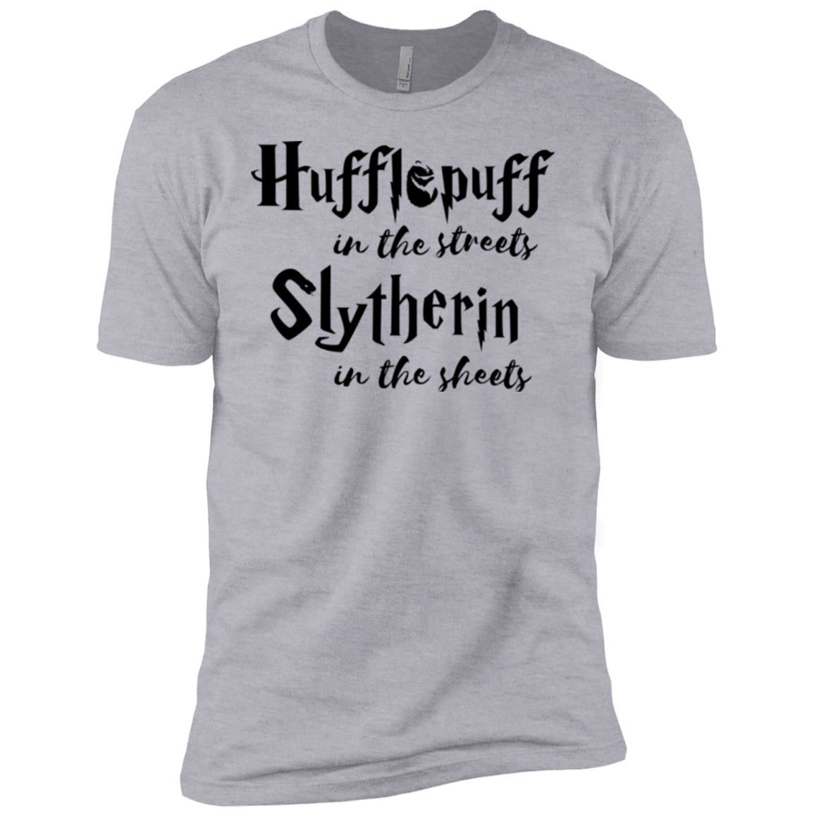 T-Shirts Heather Grey / YXS Hufflepuff Streets Boys Premium T-Shirt