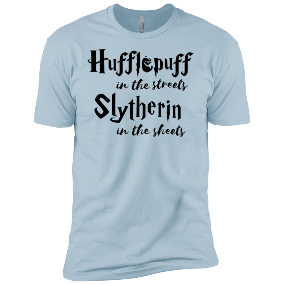 T-Shirts Light Blue / YXS Hufflepuff Streets Boys Premium T-Shirt