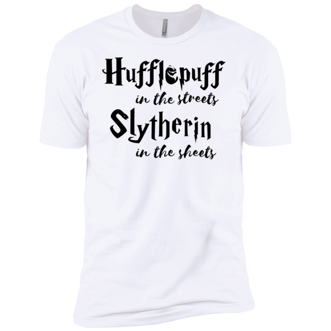 T-Shirts White / YXS Hufflepuff Streets Boys Premium T-Shirt