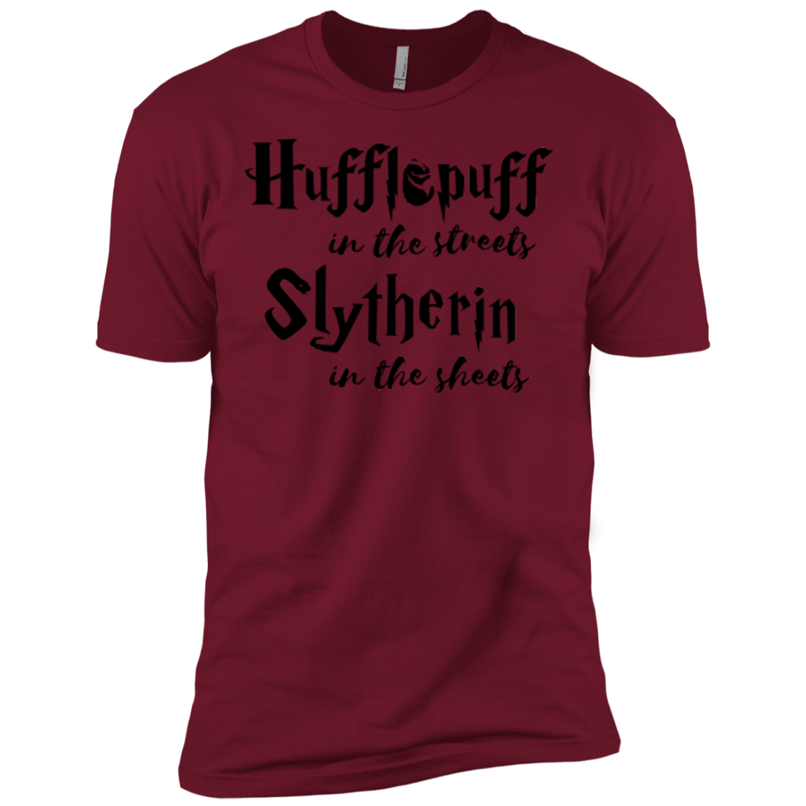 T-Shirts Cardinal / X-Small Hufflepuff Streets Men's Premium T-Shirt