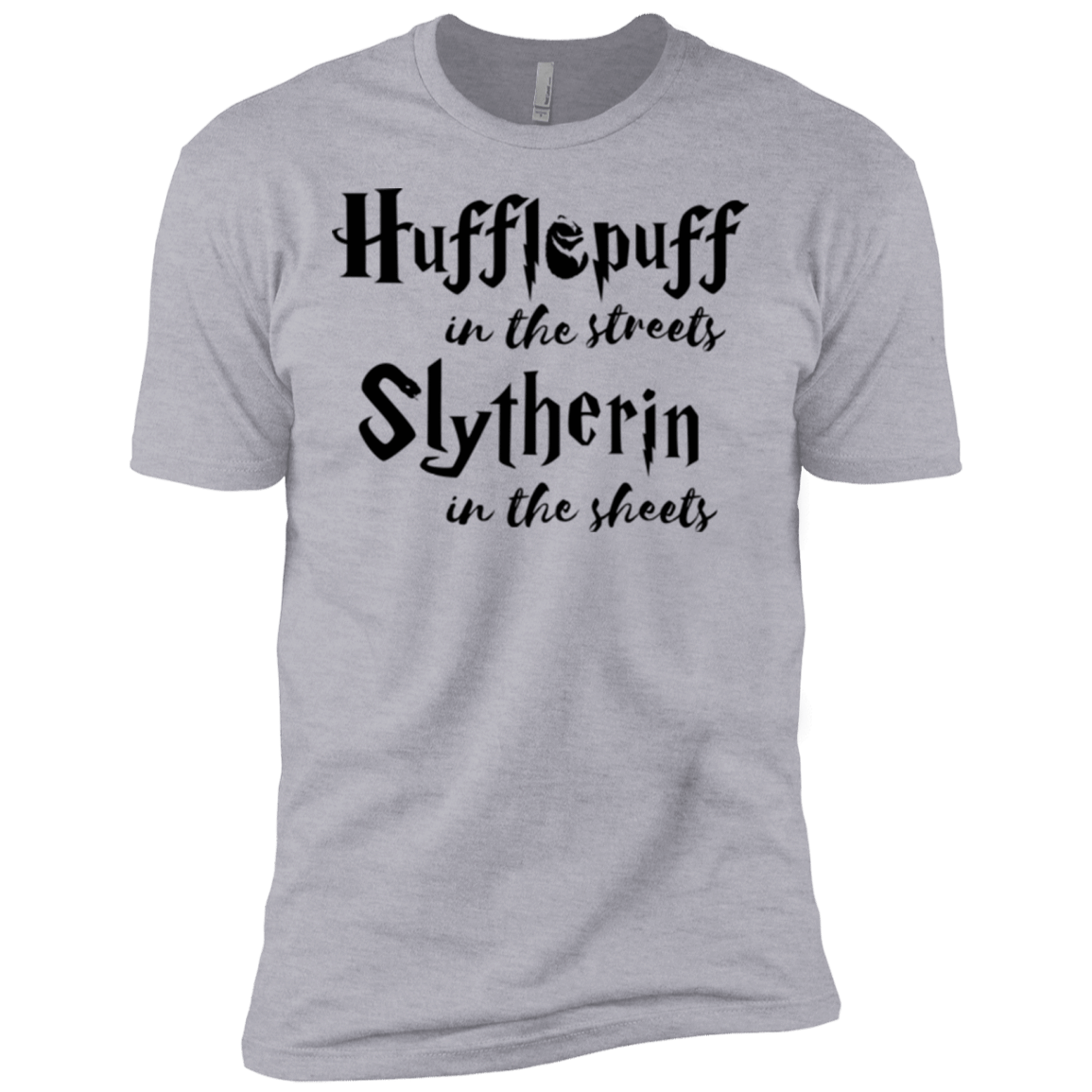 T-Shirts Heather Grey / X-Small Hufflepuff Streets Men's Premium T-Shirt