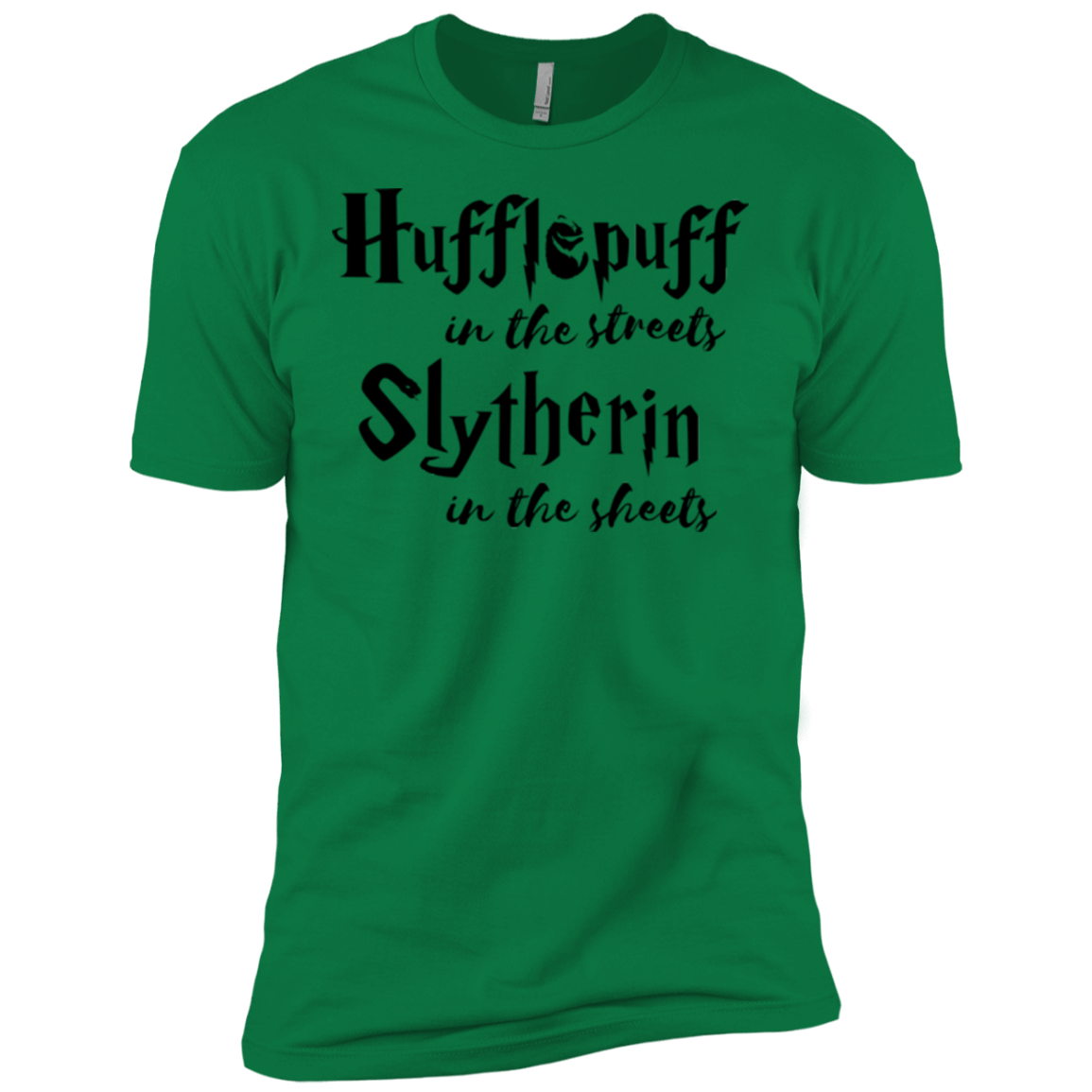 T-Shirts Kelly Green / X-Small Hufflepuff Streets Men's Premium T-Shirt