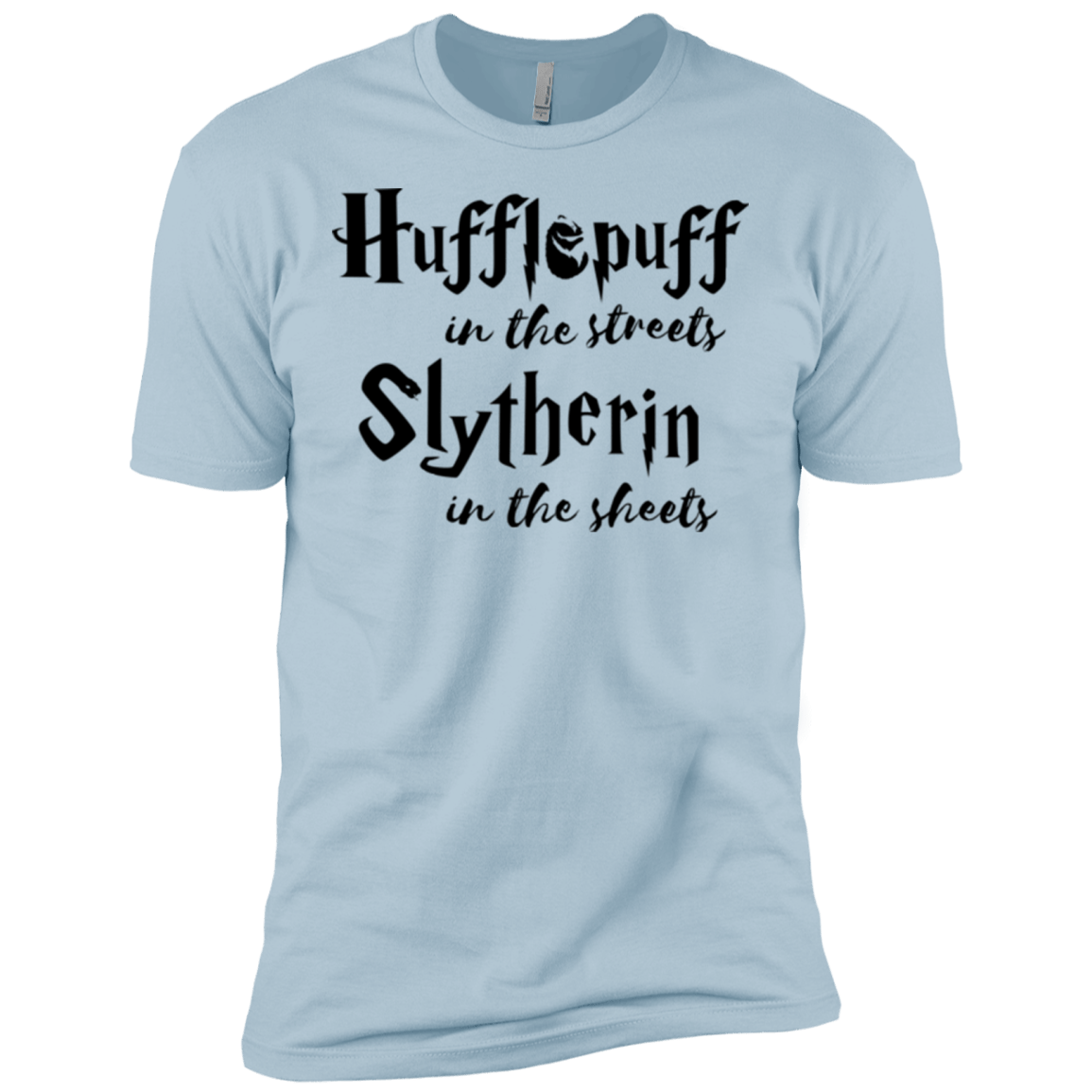 T-Shirts Light Blue / X-Small Hufflepuff Streets Men's Premium T-Shirt