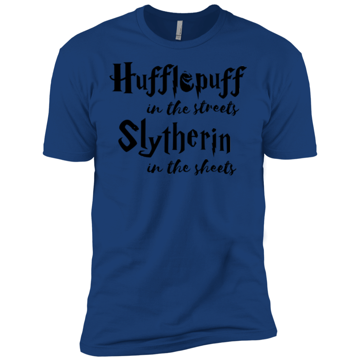 T-Shirts Royal / X-Small Hufflepuff Streets Men's Premium T-Shirt