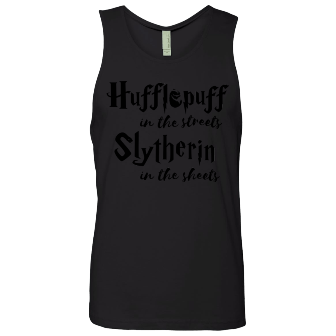 T-Shirts Black / Small Hufflepuff Streets Men's Premium Tank Top
