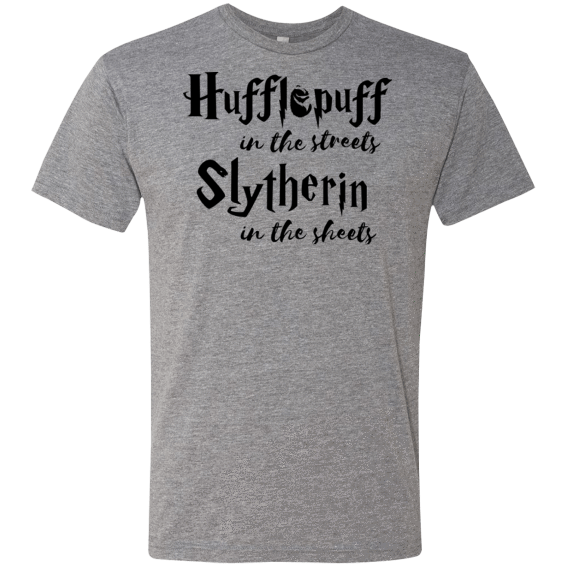 T-Shirts Premium Heather / Small Hufflepuff Streets Men's Triblend T-Shirt
