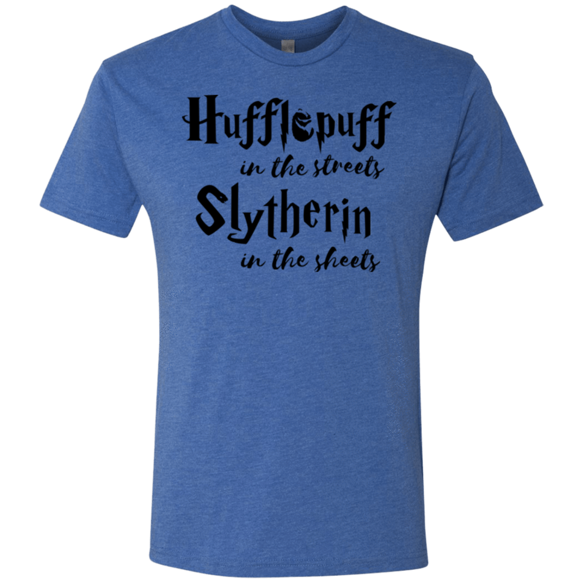 T-Shirts Vintage Royal / Small Hufflepuff Streets Men's Triblend T-Shirt