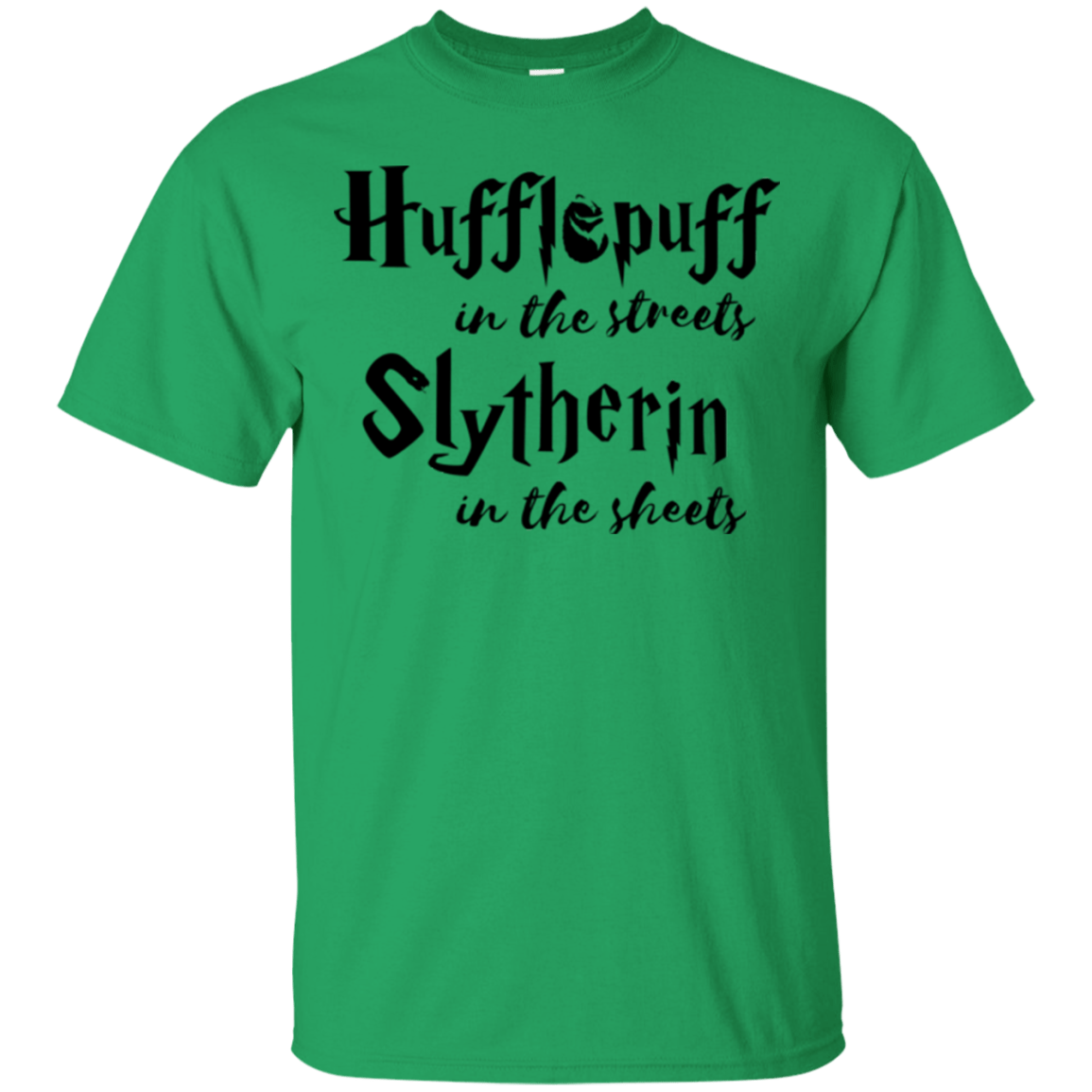 T-Shirts Irish Green / Small Hufflepuff Streets T-Shirt