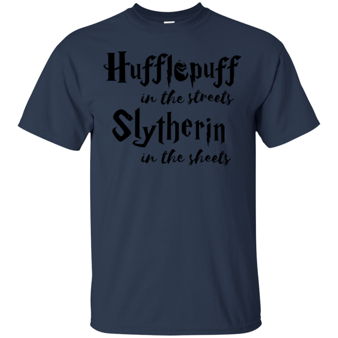 T-Shirts Navy / Small Hufflepuff Streets T-Shirt