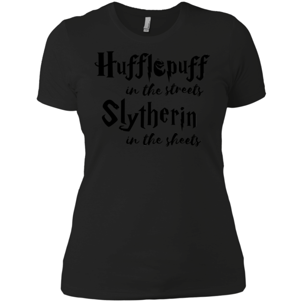 T-Shirts Black / X-Small Hufflepuff Streets Women's Premium T-Shirt