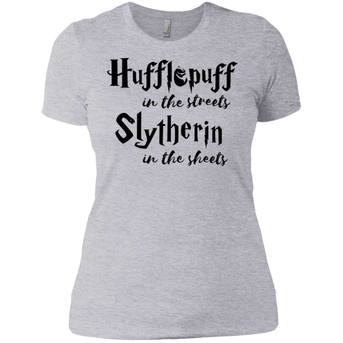 T-Shirts Heather Grey / X-Small Hufflepuff Streets Women's Premium T-Shirt