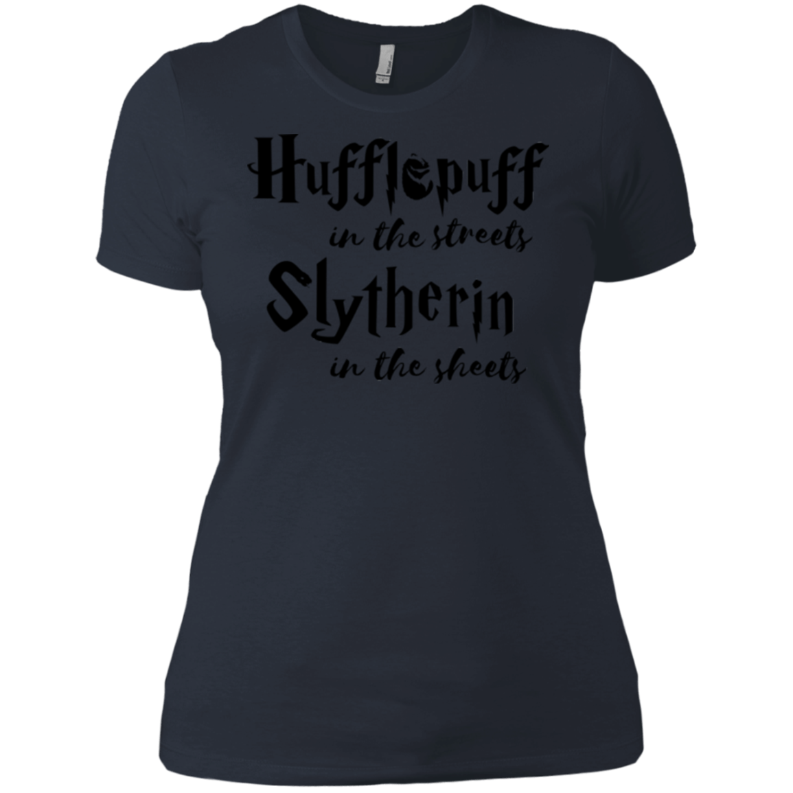 T-Shirts Indigo / X-Small Hufflepuff Streets Women's Premium T-Shirt
