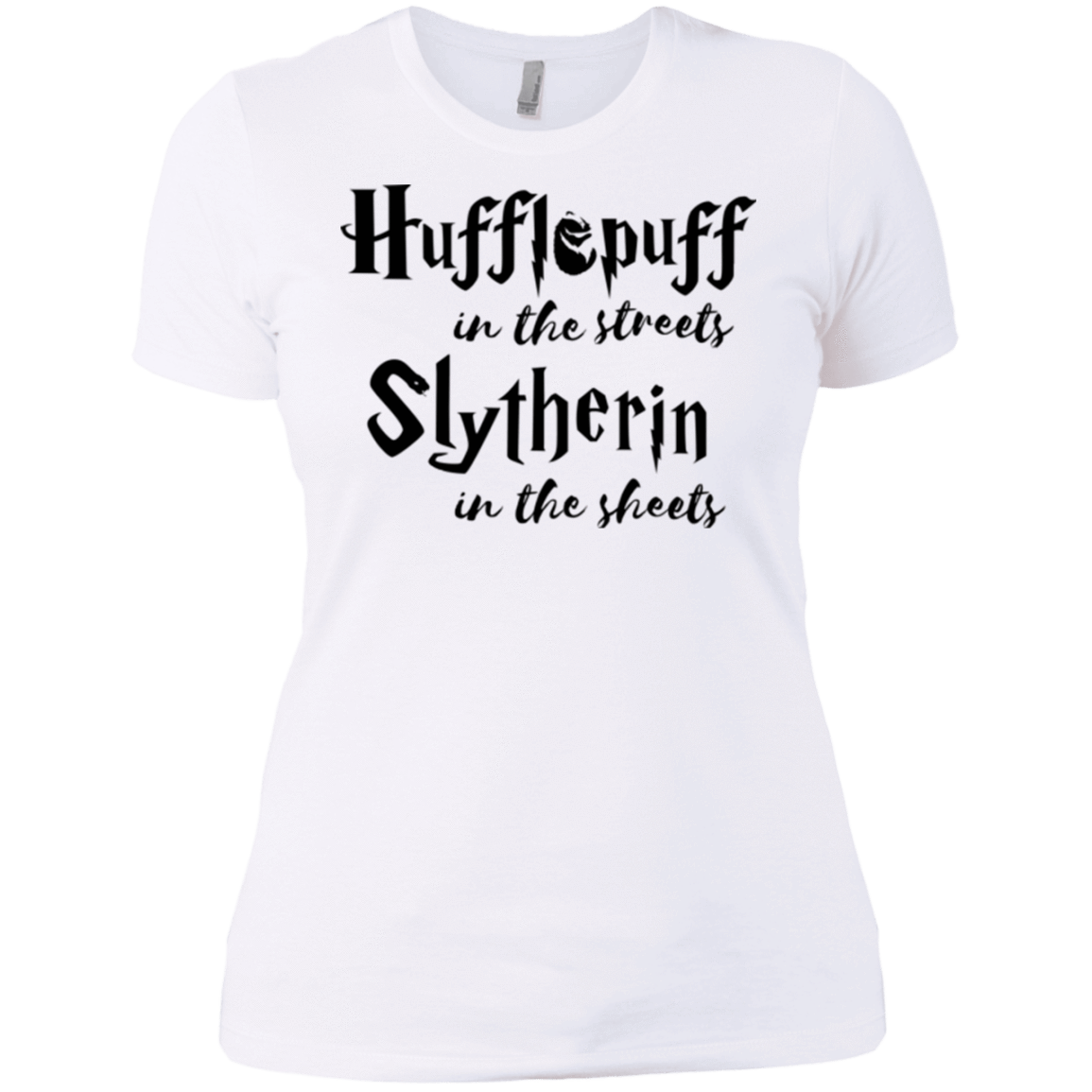 T-Shirts White / X-Small Hufflepuff Streets Women's Premium T-Shirt