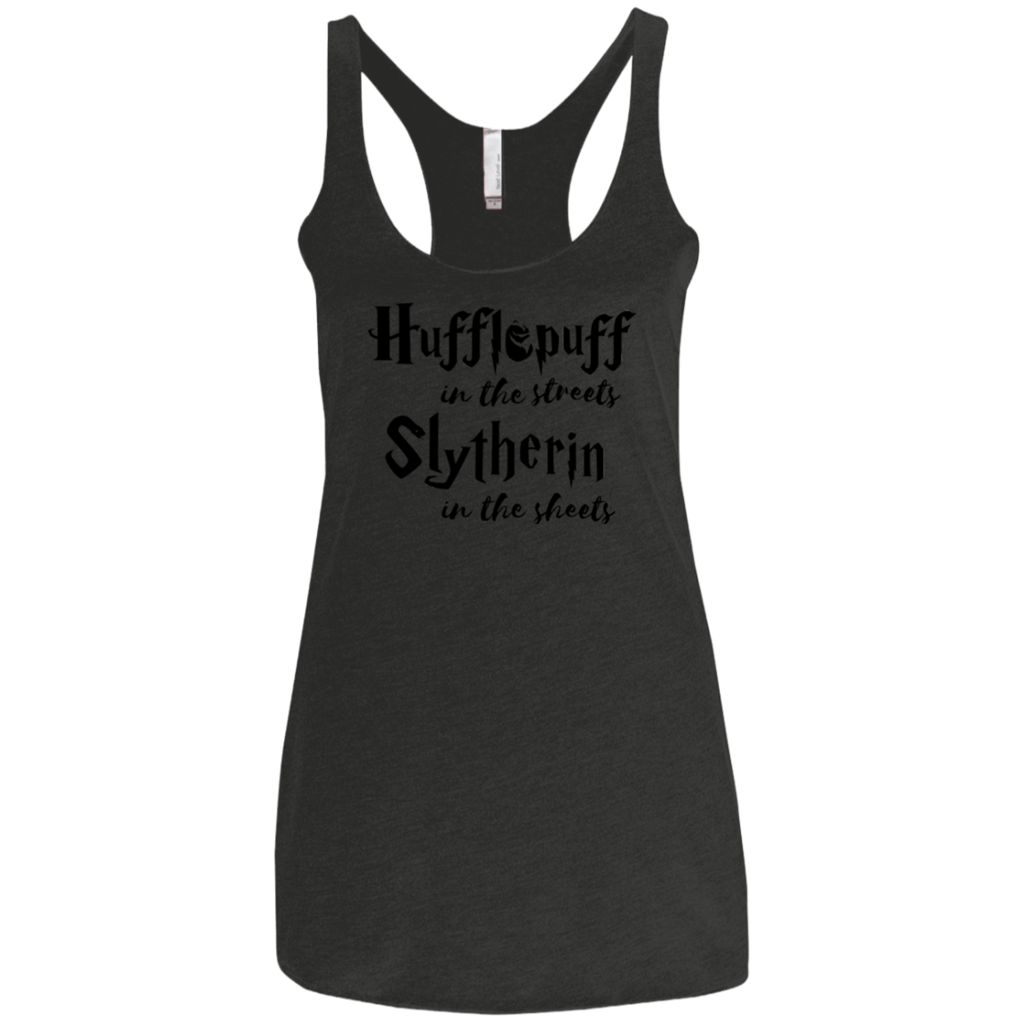 T-Shirts Vintage Black / X-Small Hufflepuff Streets Women's Triblend Racerback Tank