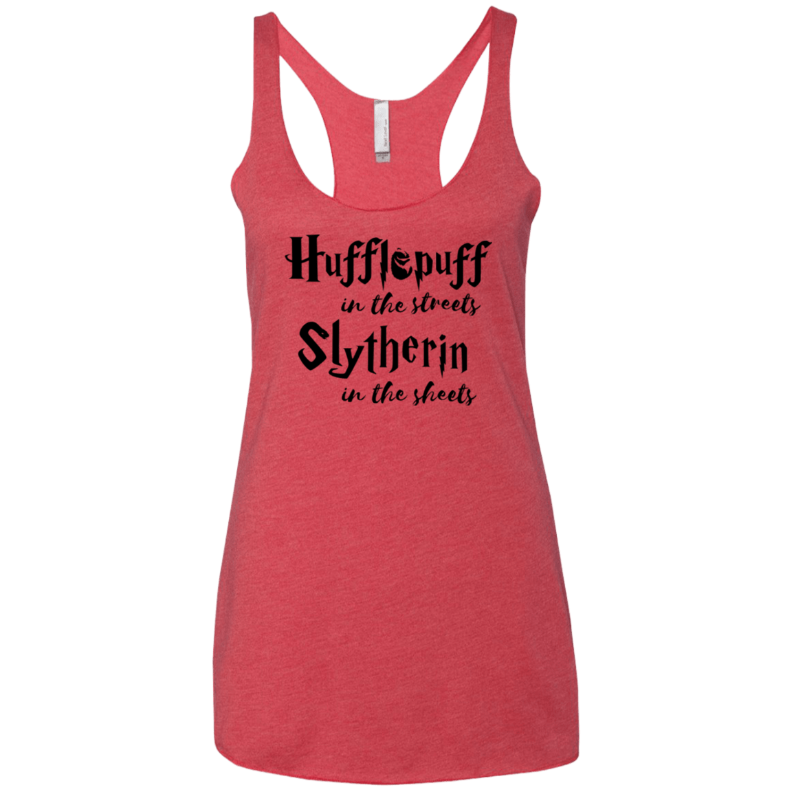 T-Shirts Vintage Red / X-Small Hufflepuff Streets Women's Triblend Racerback Tank