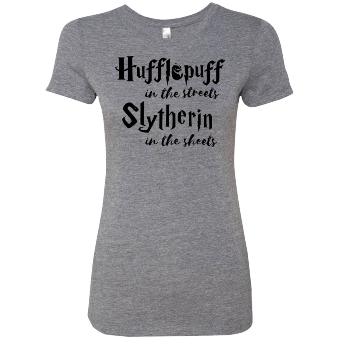 T-Shirts Premium Heather / Small Hufflepuff Streets Women's Triblend T-Shirt