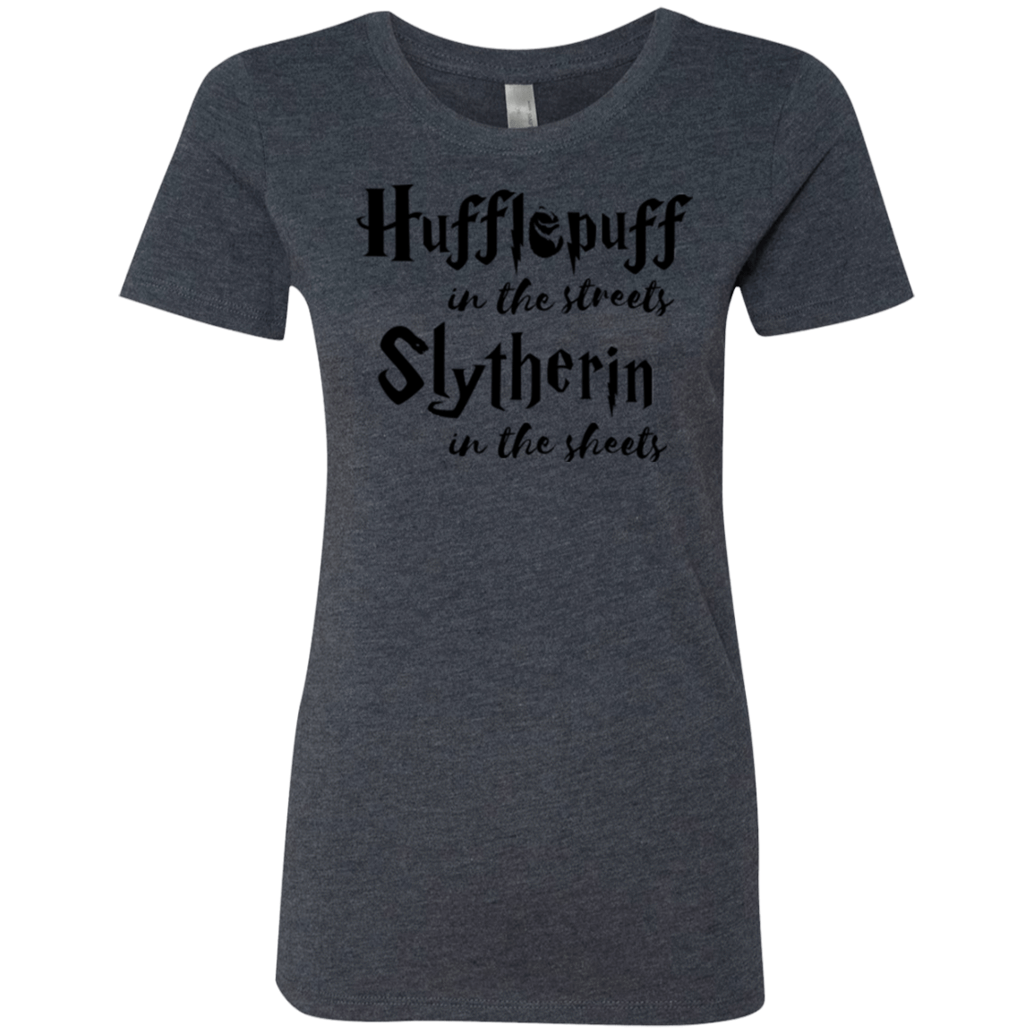 T-Shirts Vintage Navy / Small Hufflepuff Streets Women's Triblend T-Shirt