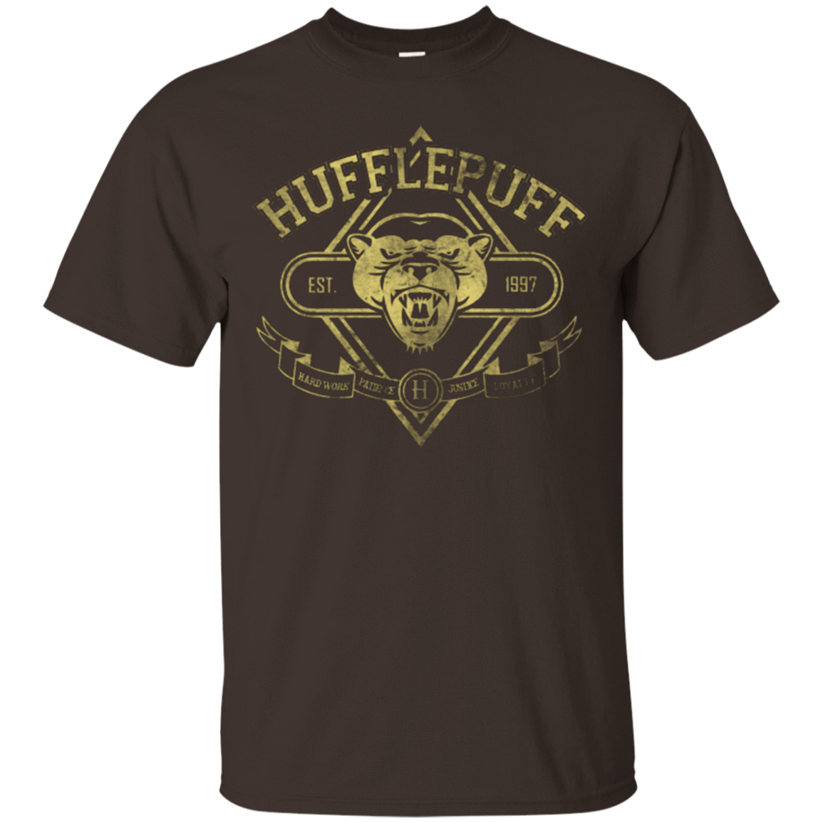 T-Shirts Dark Chocolate / Small HUFFLEPUFF T-Shirt