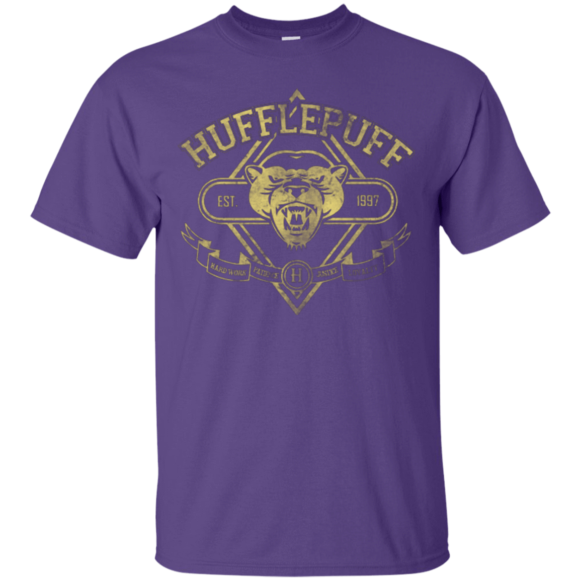 T-Shirts Purple / Small HUFFLEPUFF T-Shirt