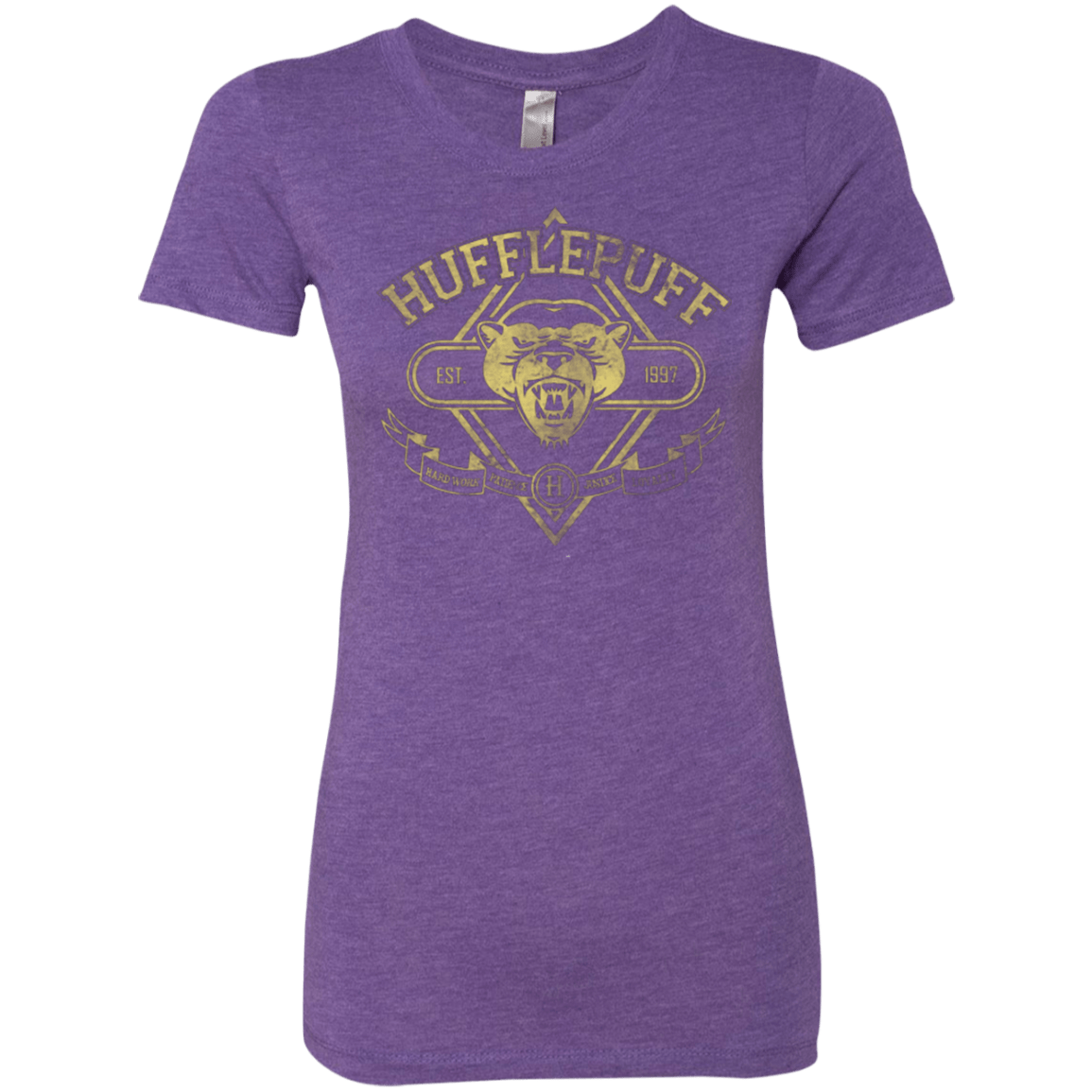 T-Shirts Purple Rush / Small HUFFLEPUFF Women's Triblend T-Shirt