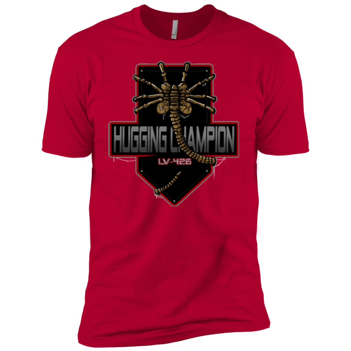 T-Shirts Red / YXS Hugging Champ Boys Premium T-Shirt