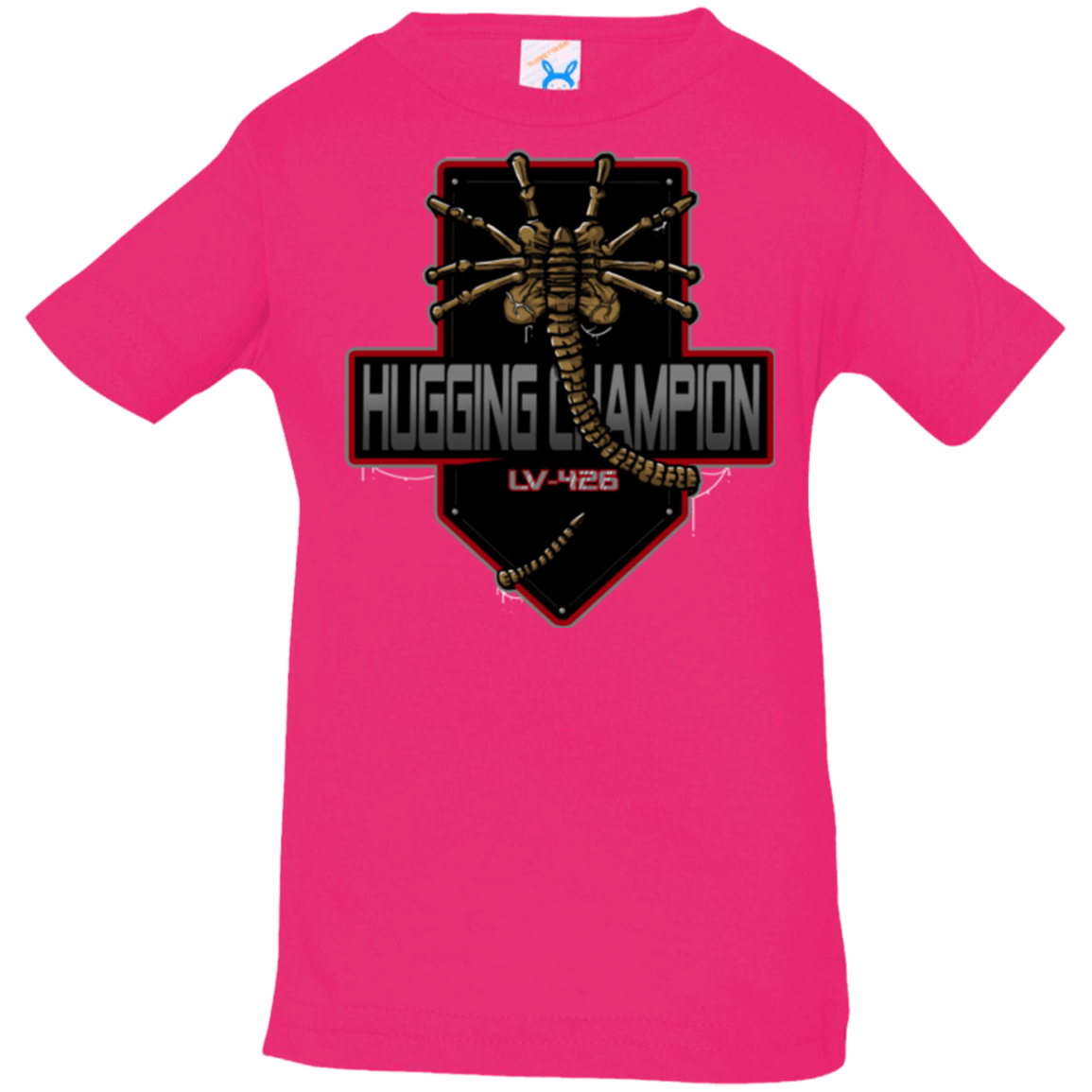 T-Shirts Hot Pink / 6 Months Hugging Champ Infant Premium T-Shirt